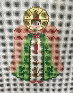 Green &amp; Coral Angel