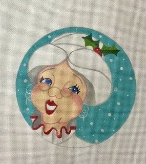 Mrs. Santa Large Round