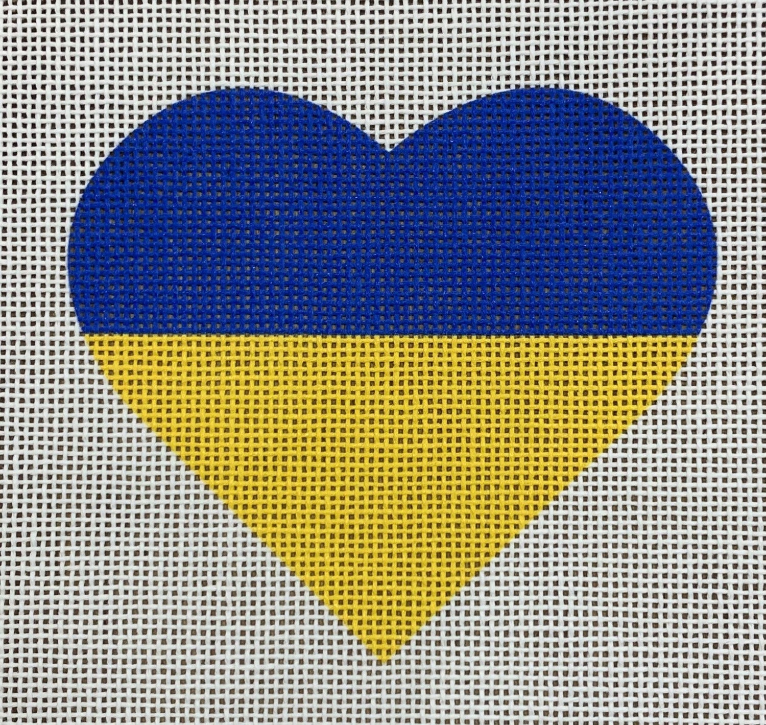 Ukrainian Flag Heart Classic