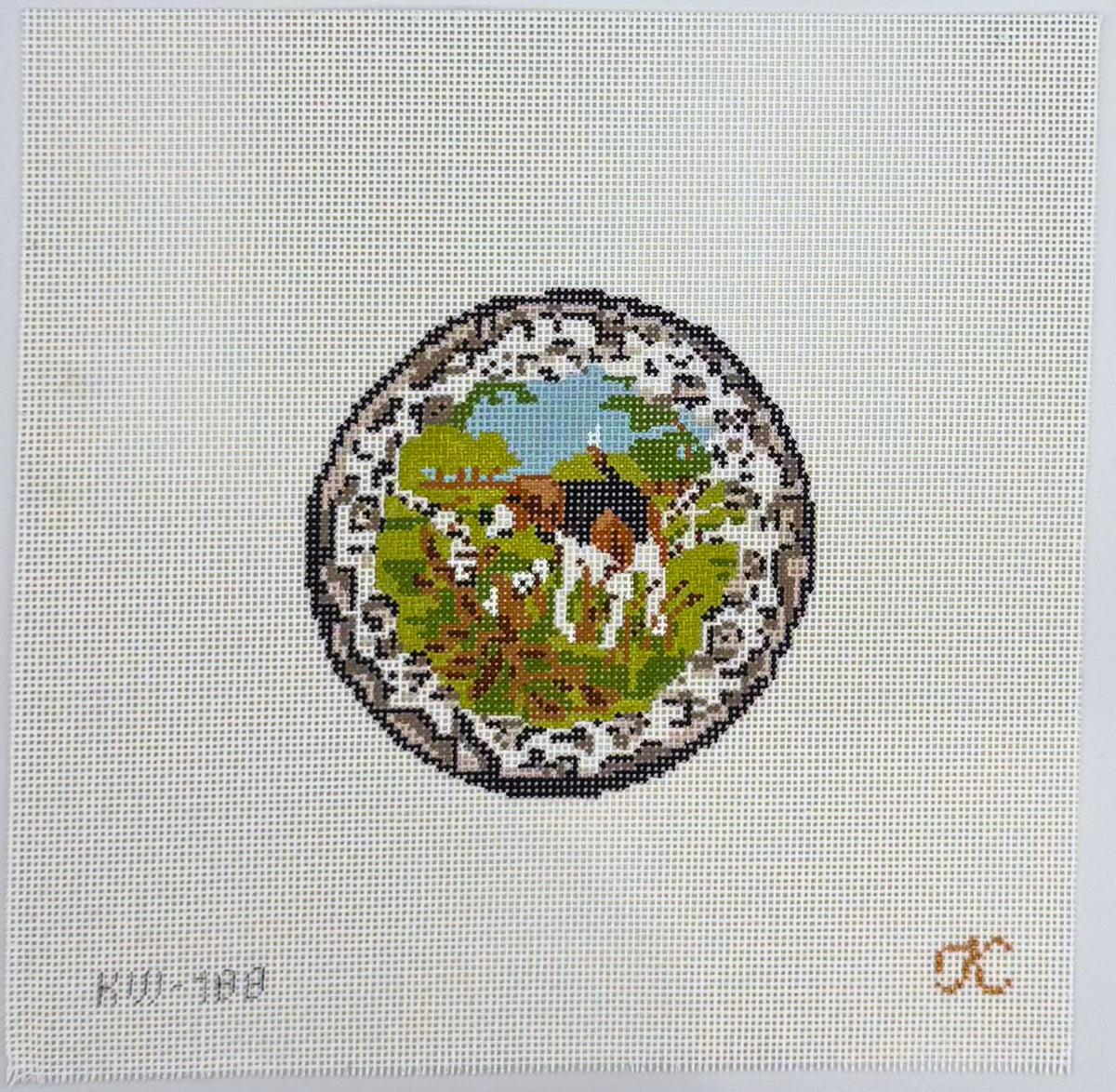 Transferware Beagle