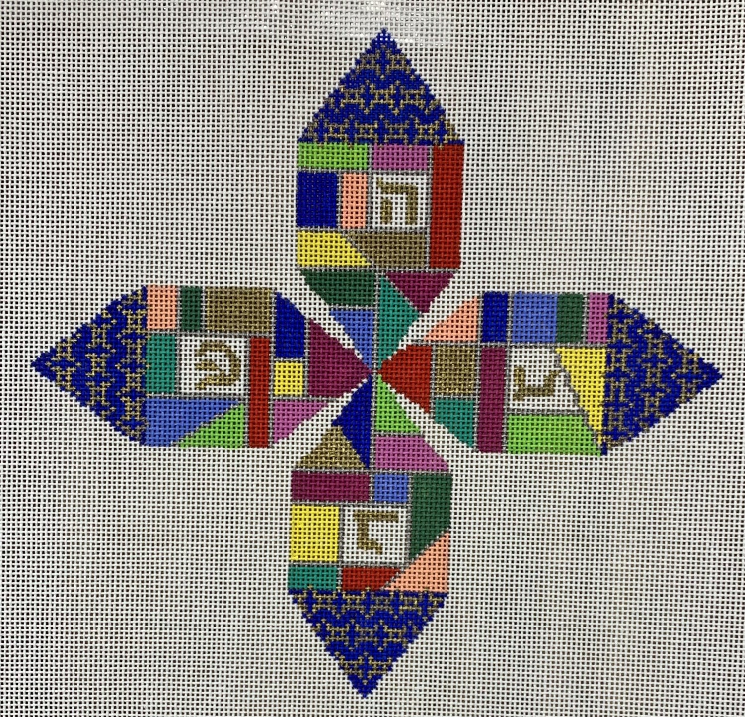 Stained Glass Dreidel