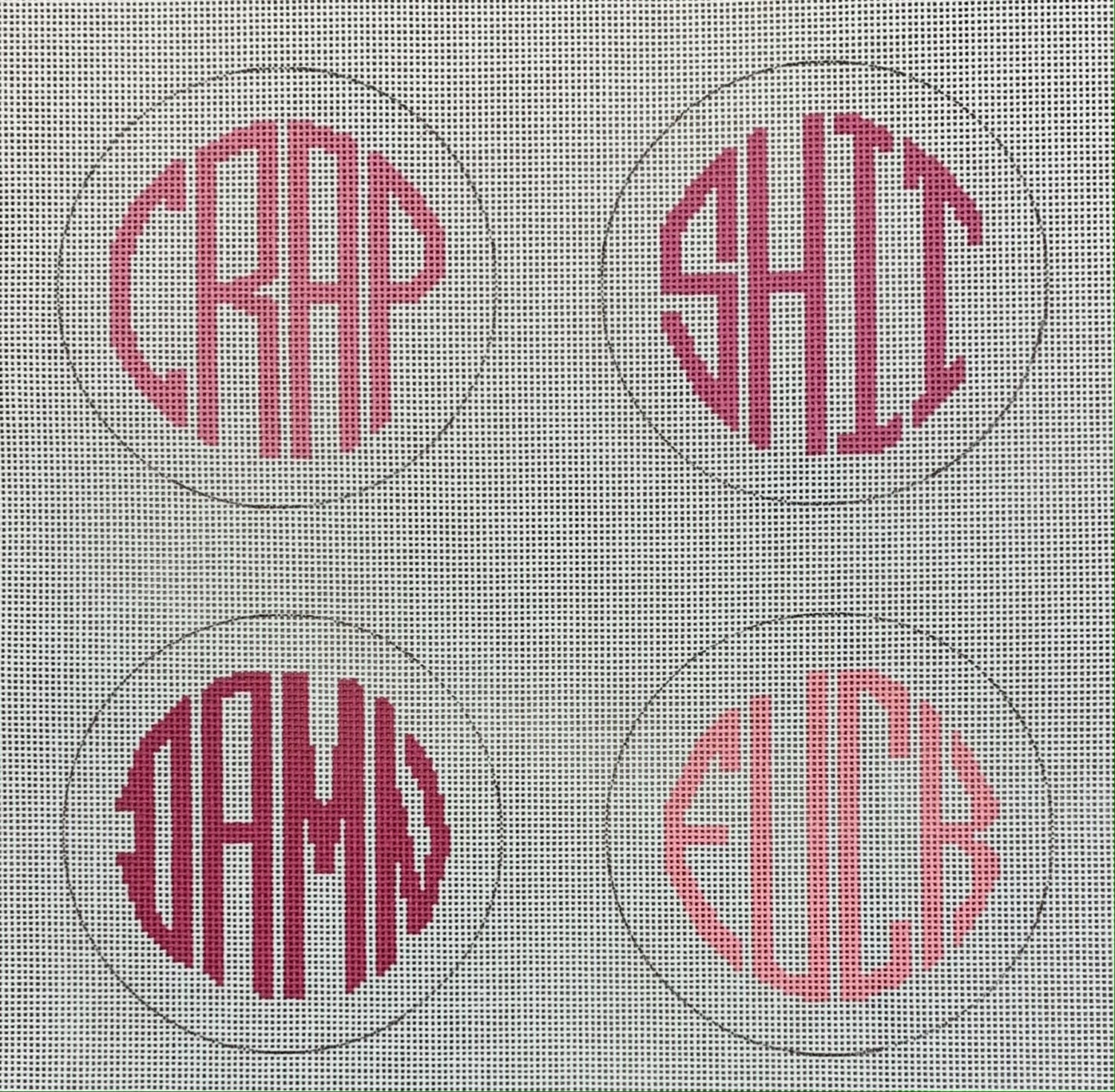 Dirty Coasters - pinks