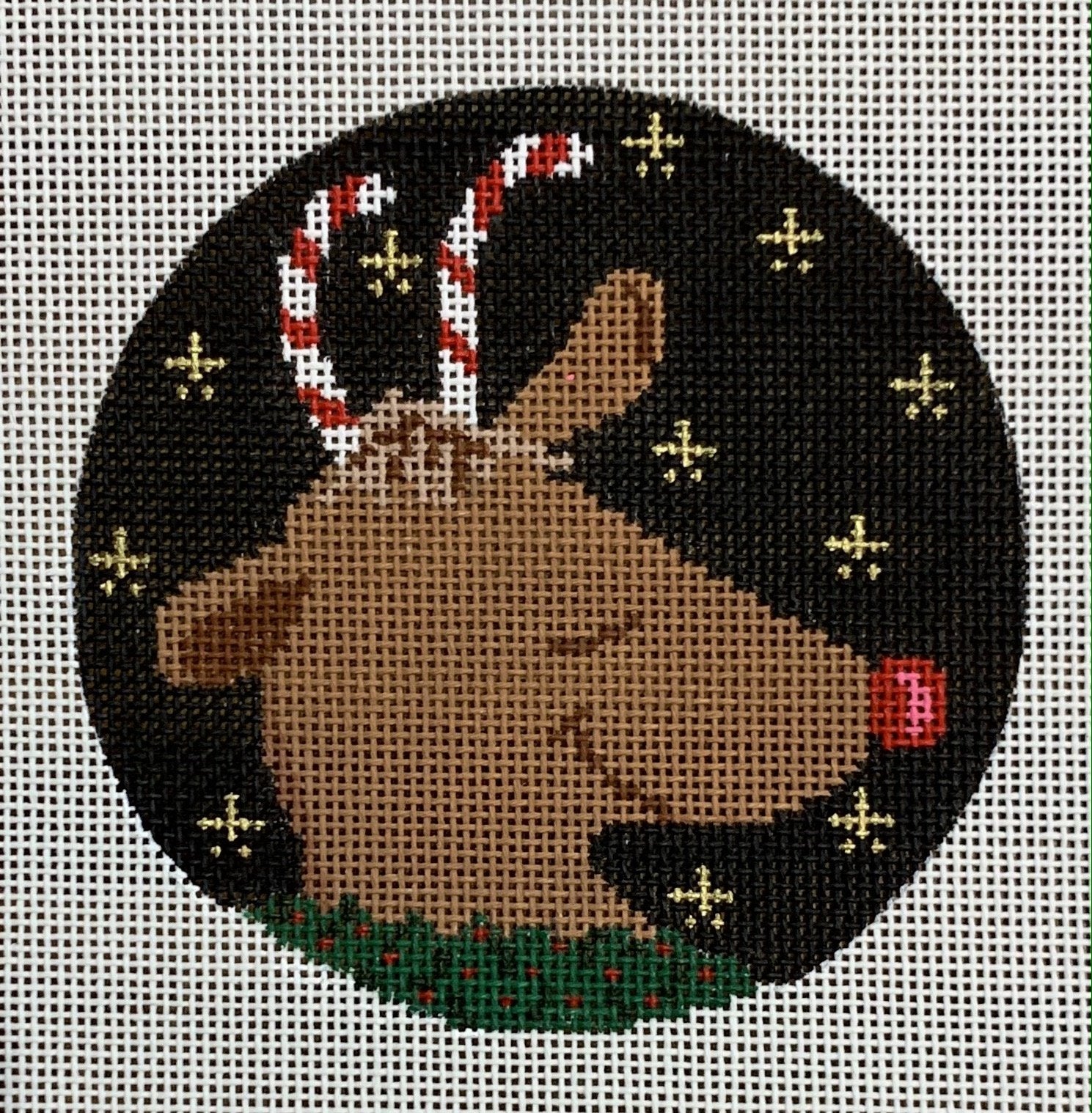 Reindeer w/ Candy Cane Antlers