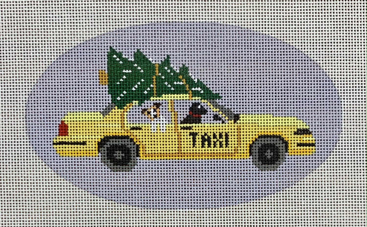 NYC Taxi w/ Christmas Tree