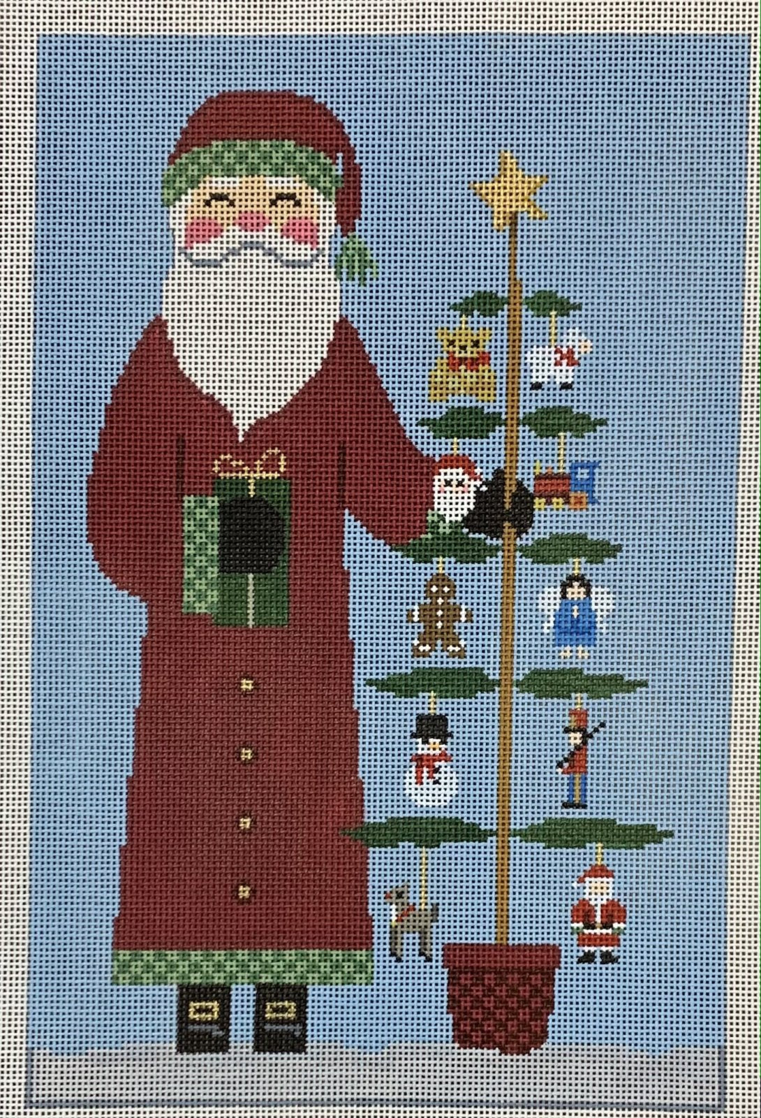 Santa with Toy Tree