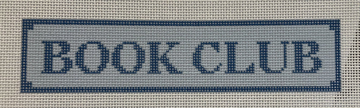 Book Club Light Blue Background