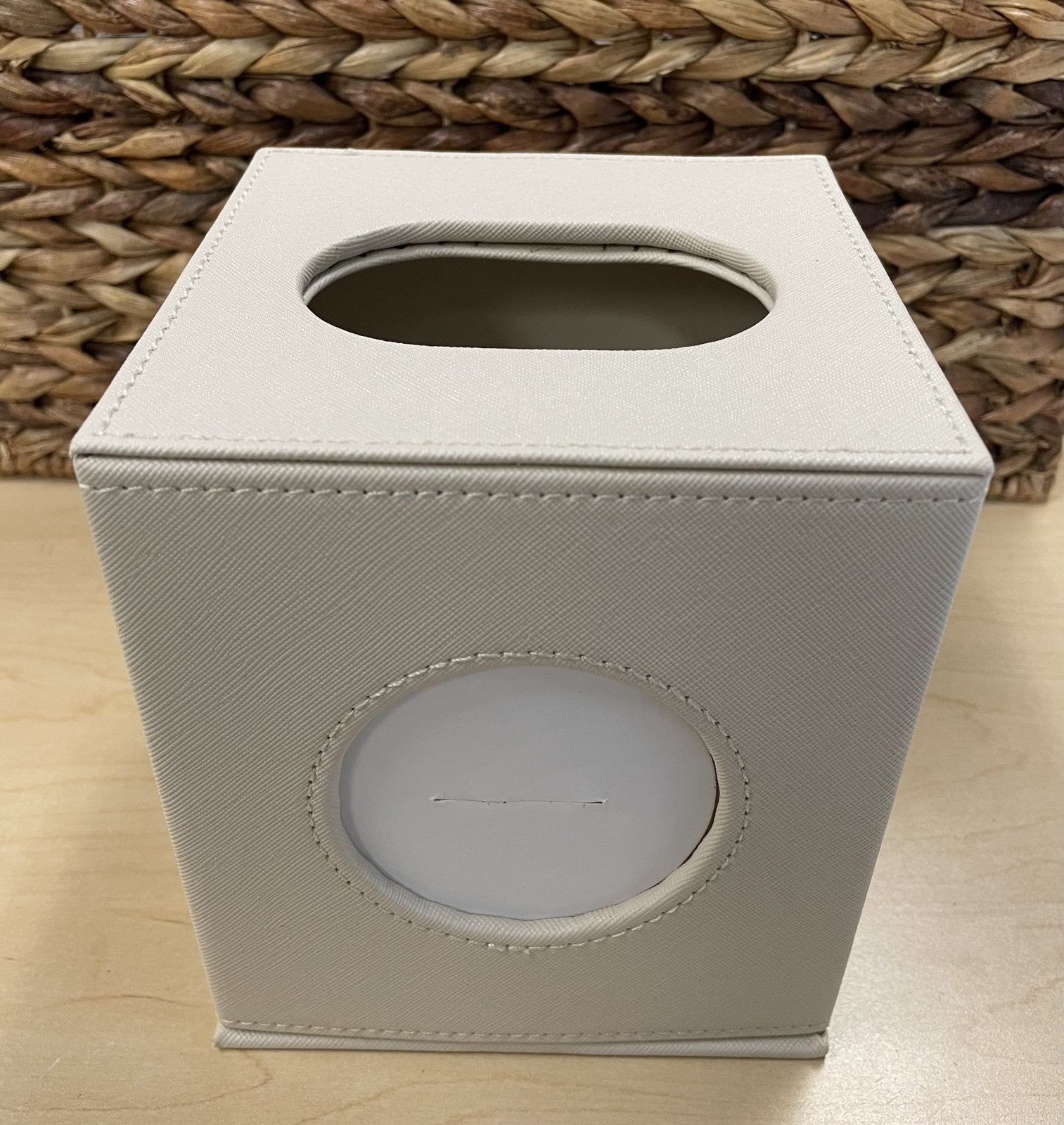 Tissue Box Ivory