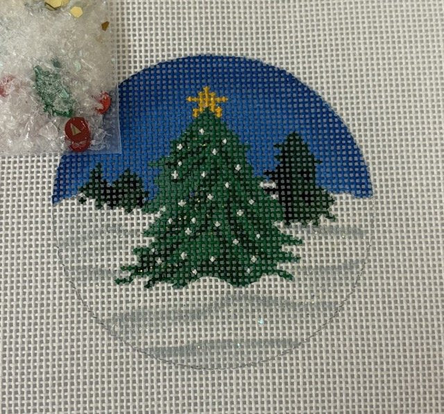 Trees w/ Sparkly Snow