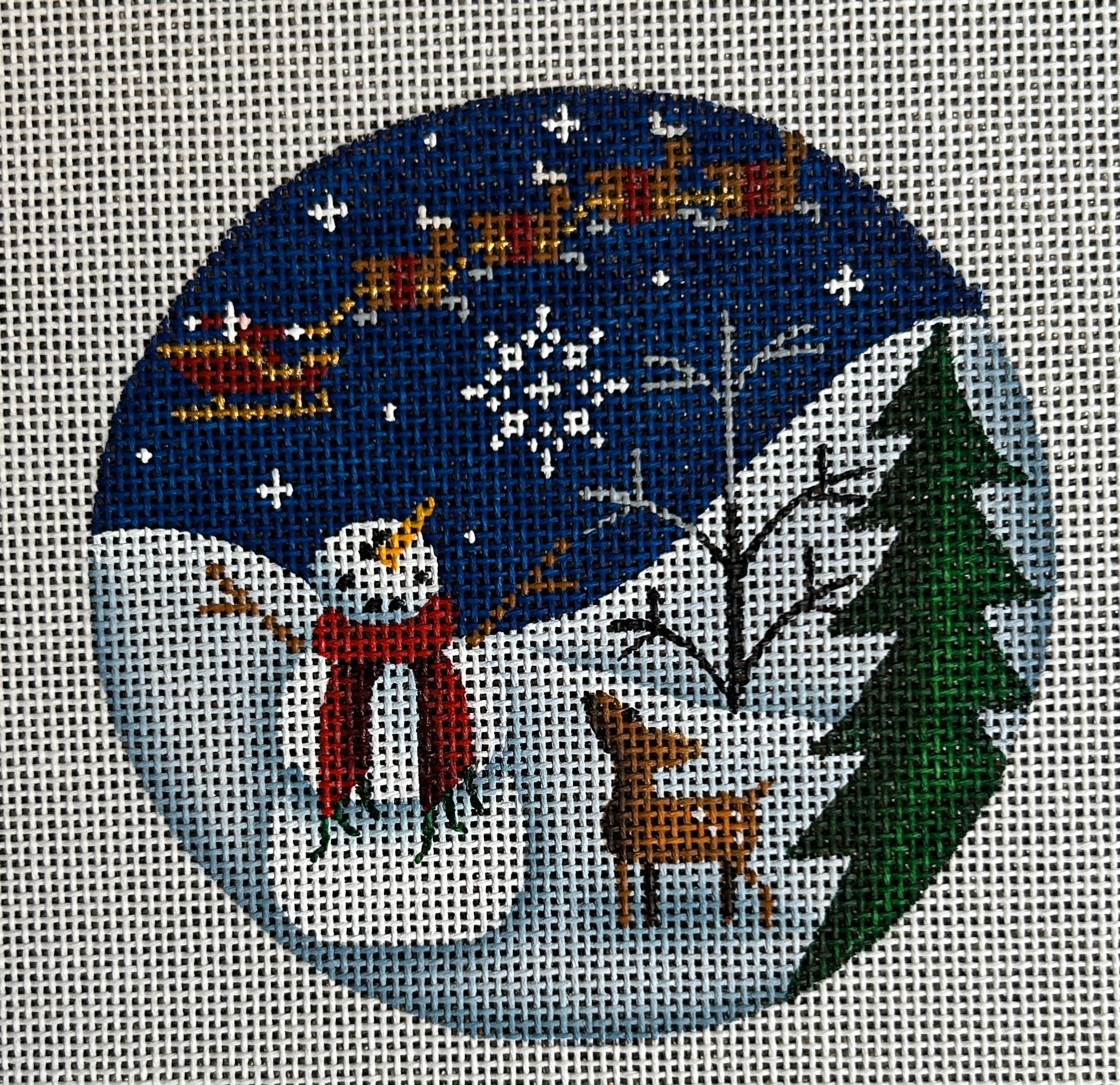 Ornament - Snowman with Deer