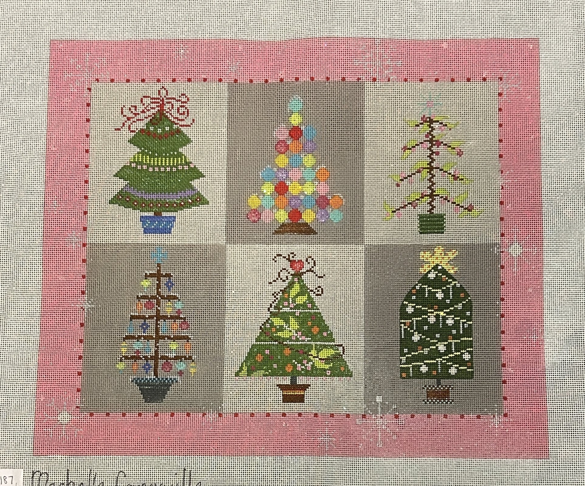 Graphic Christmas Trees