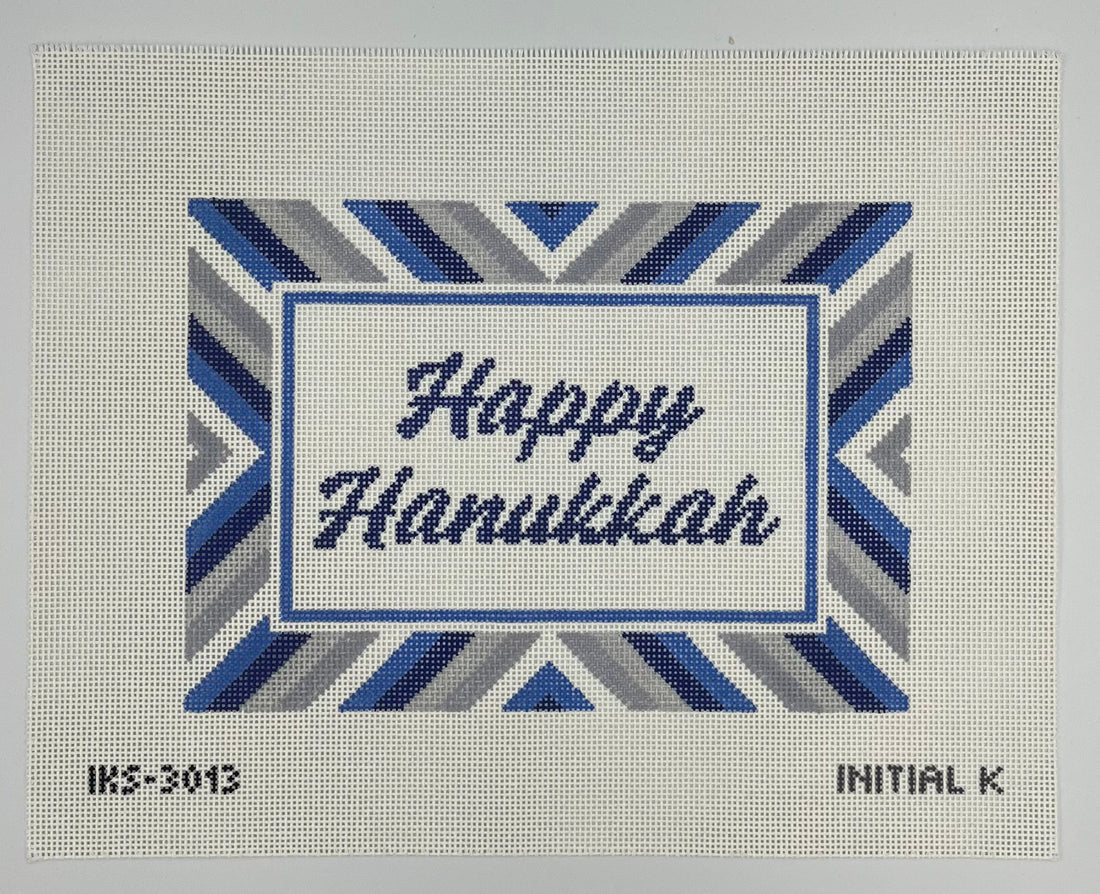 Happy Hanukkah Stripe Tray
