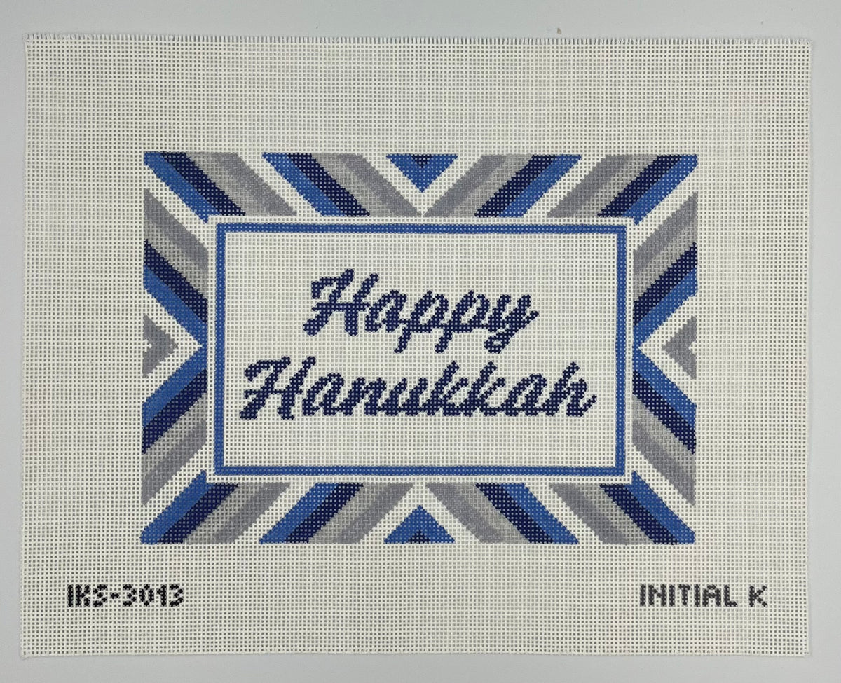 Happy Hanukkah Stripe Tray