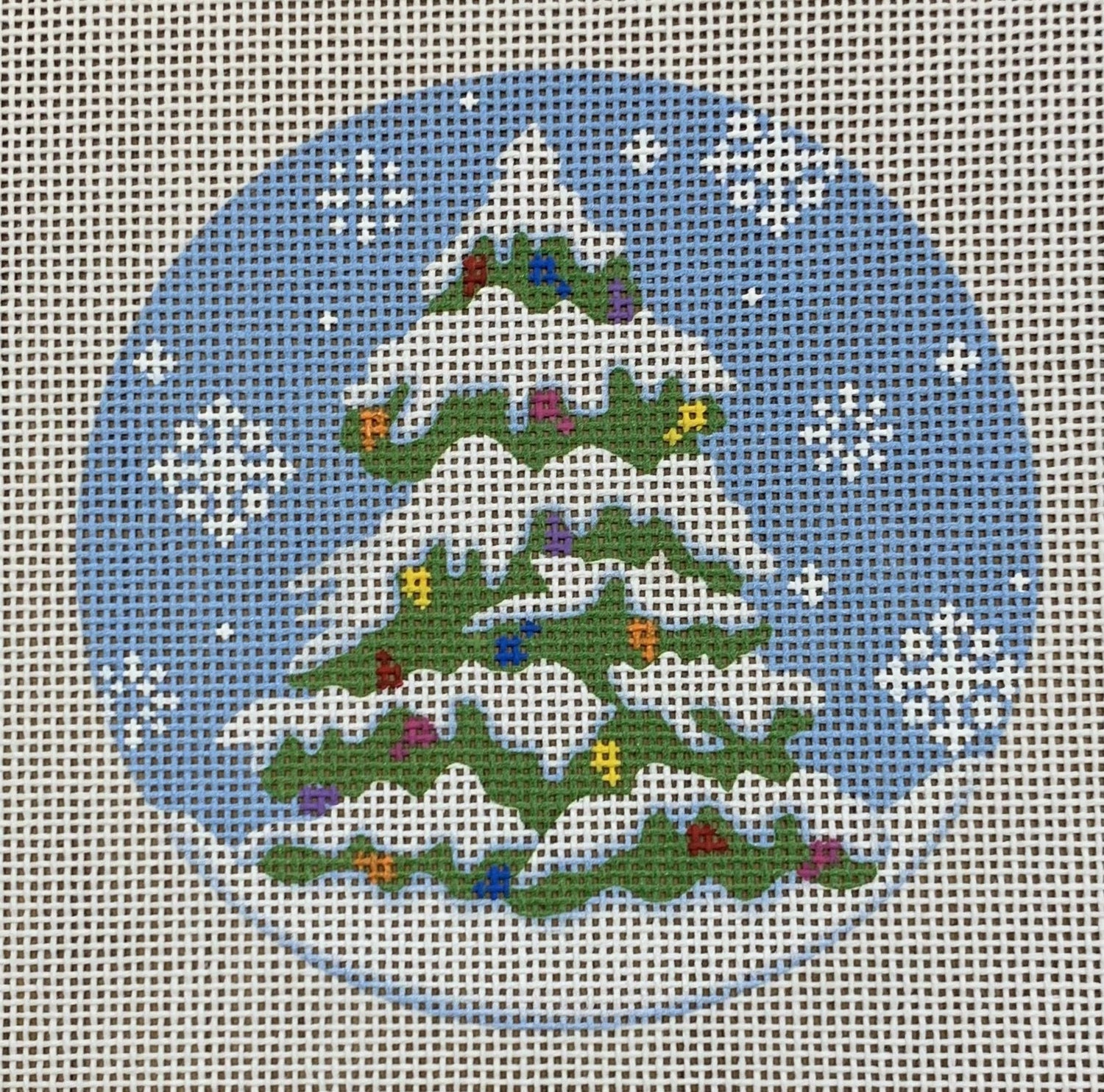 Snow Tree w/Lights