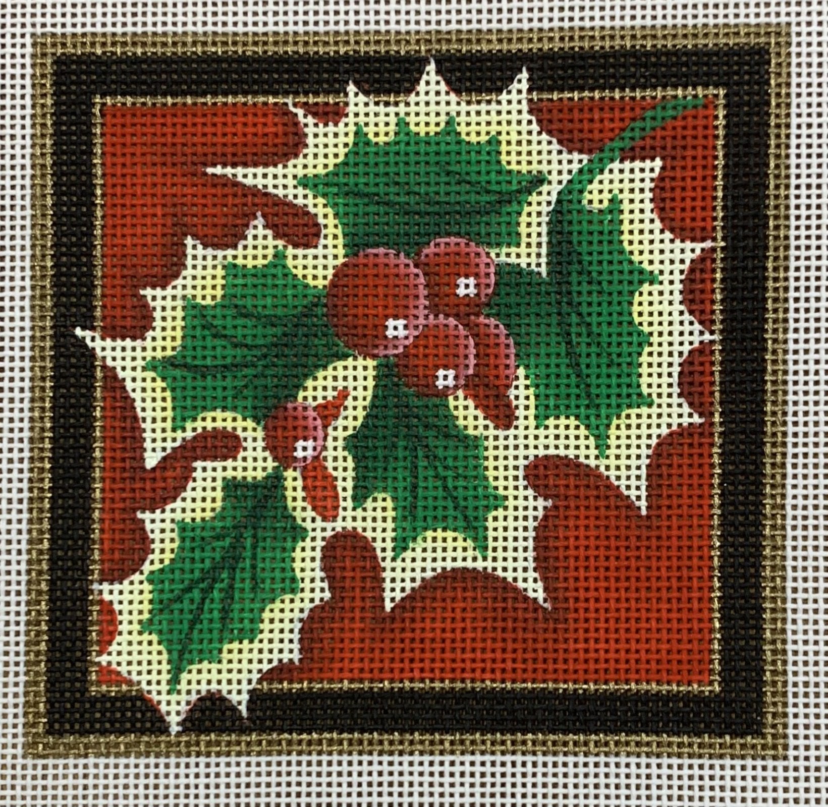 Christmas Coaster Holly