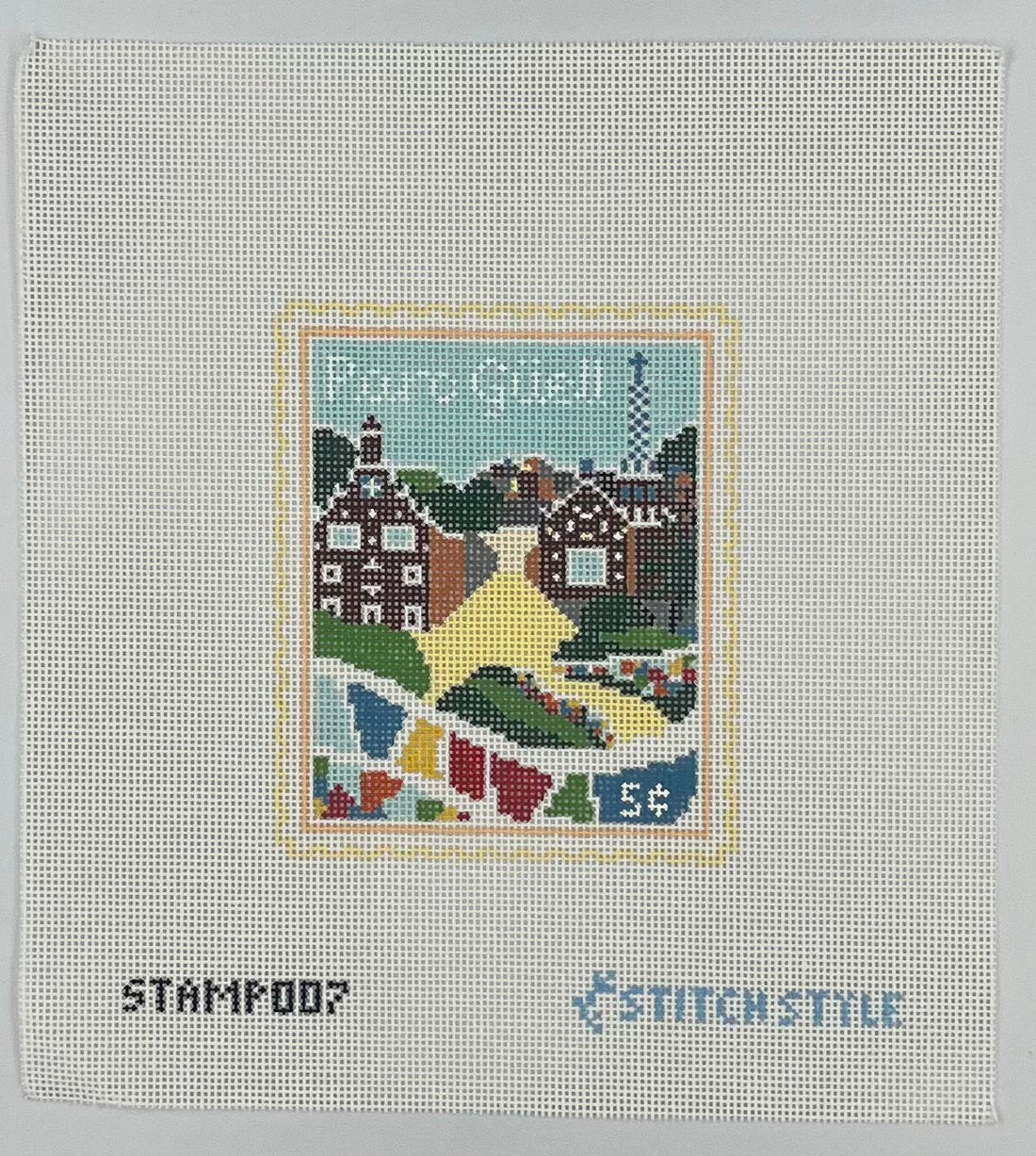 Stamp Barcelona Parc Guell
