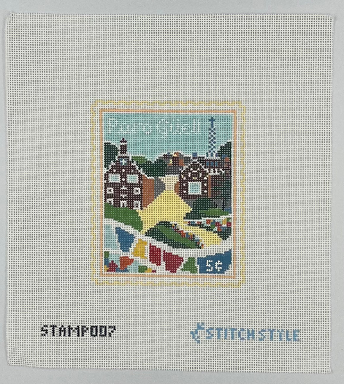 Stamp Barcelona Parc Guell