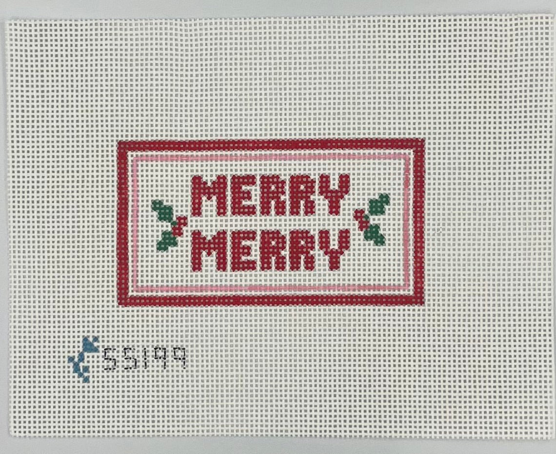 Merry Merry Needlepoint Canvas