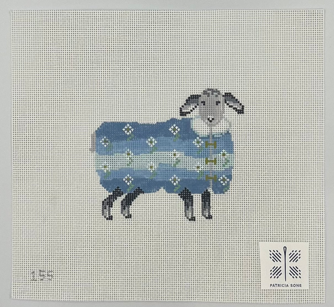 Sheep with Scallop Cardigan