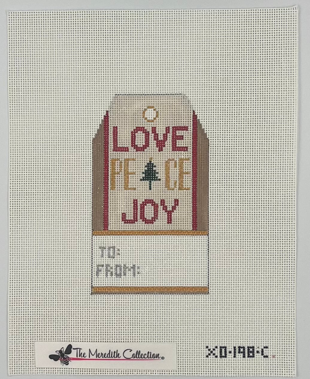 Love Peace Joy Gift Tag