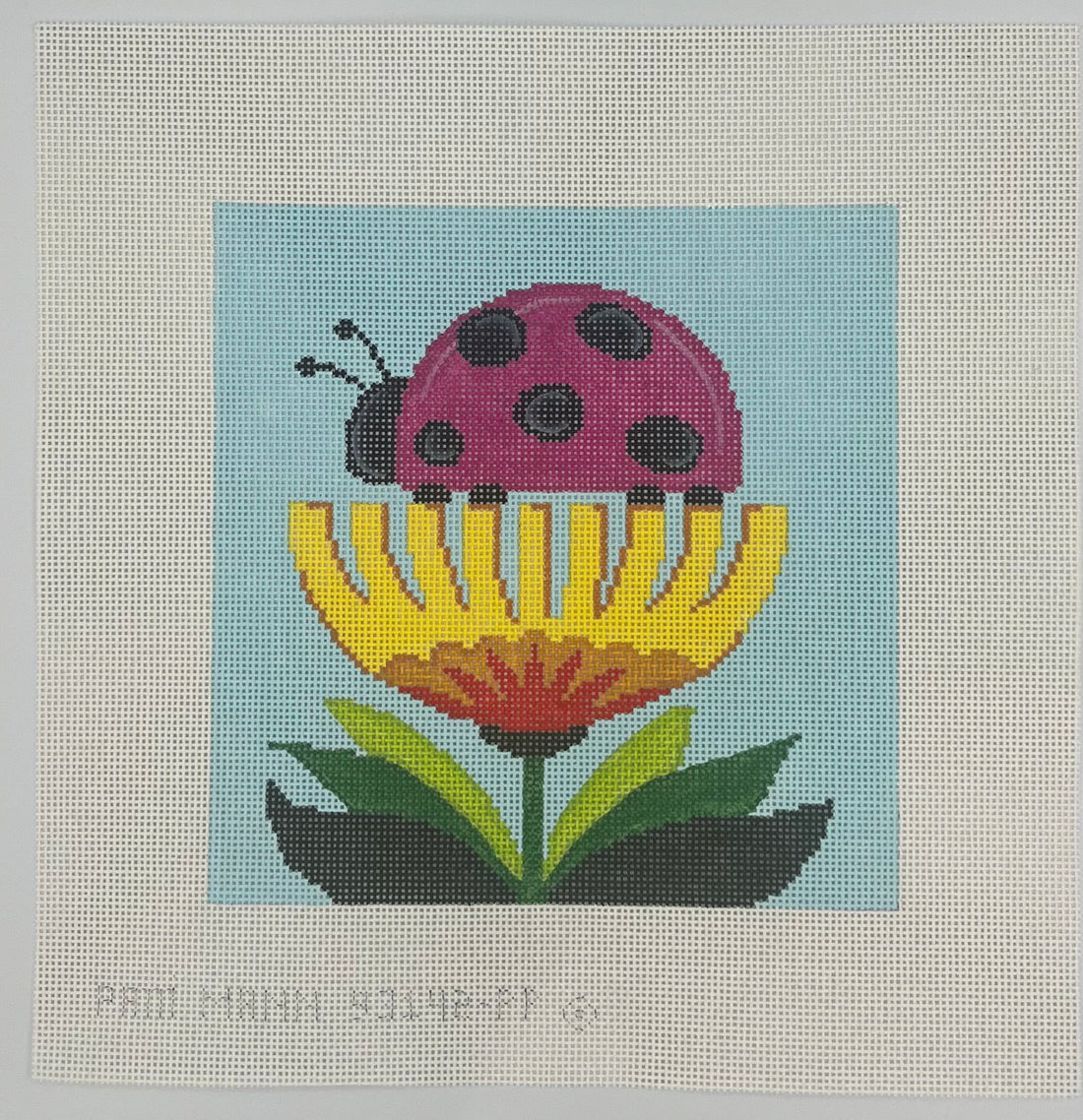 Ladybug on Yellow Flower