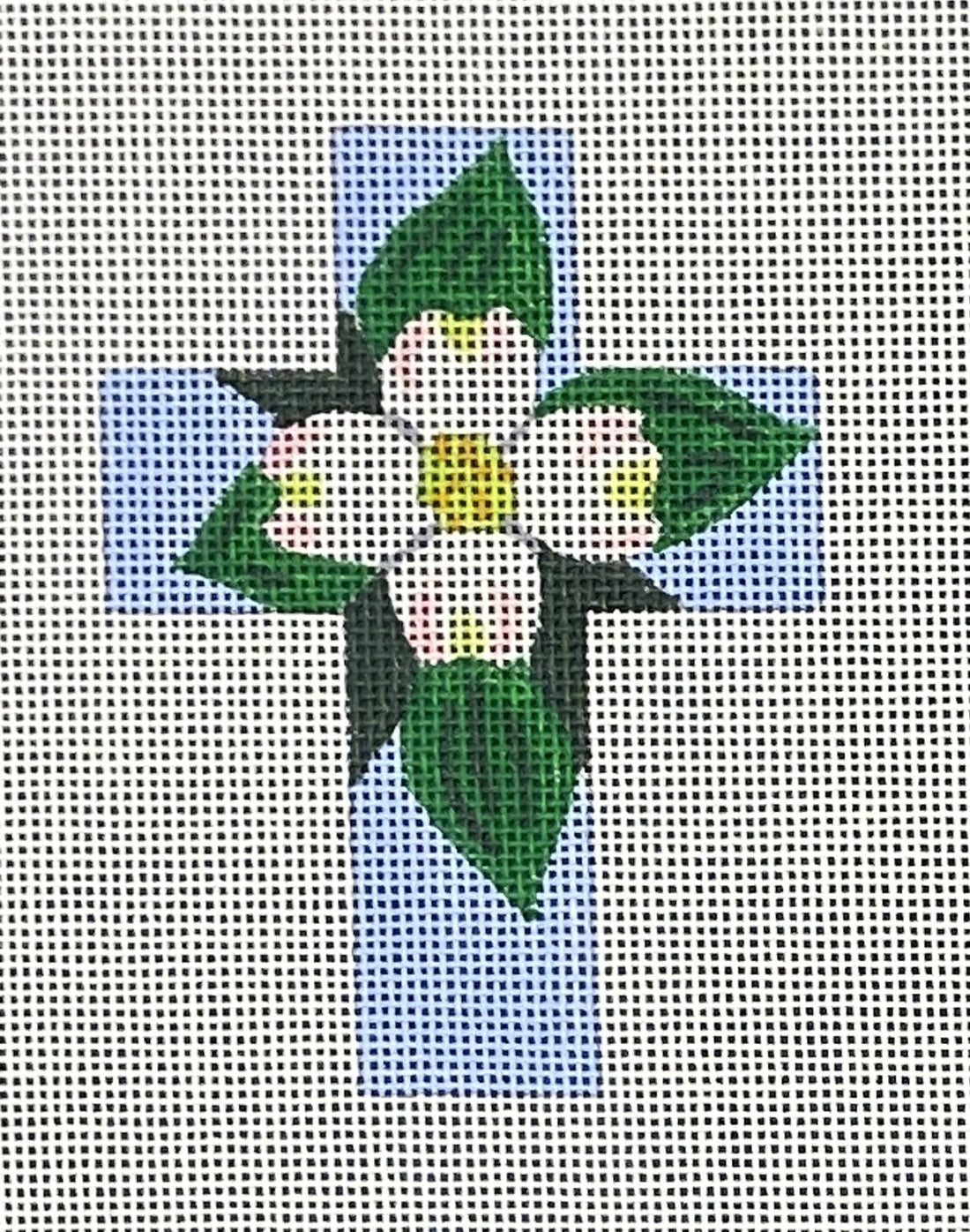 Cross with Dogwood w/Stitch Guide