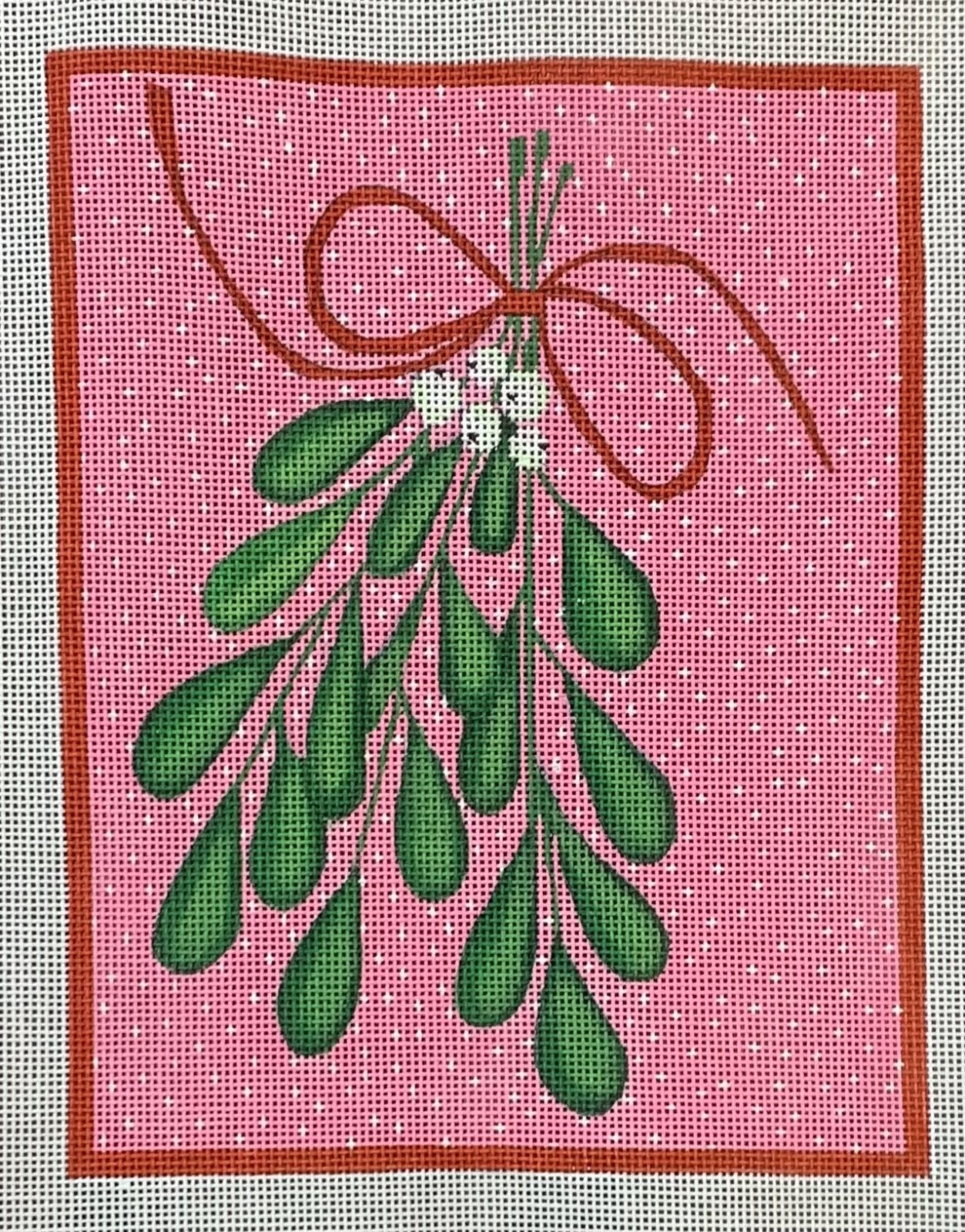 Mistletoe on Hot Pink