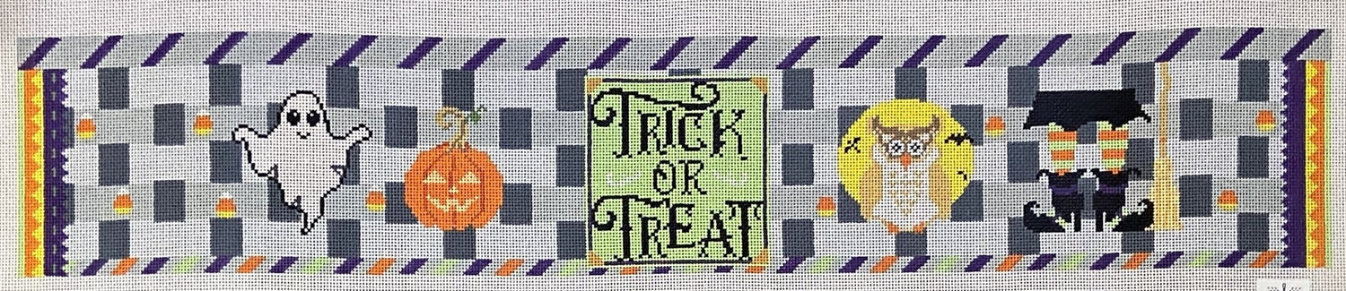 Halloween Basket and Handle w/Stitch Guide