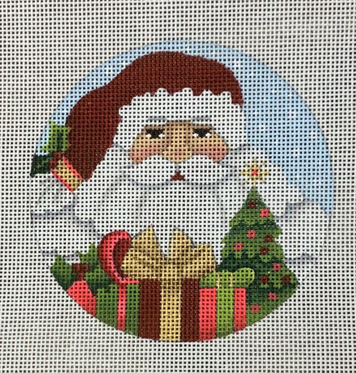 Christmas Tree Santa Ornament