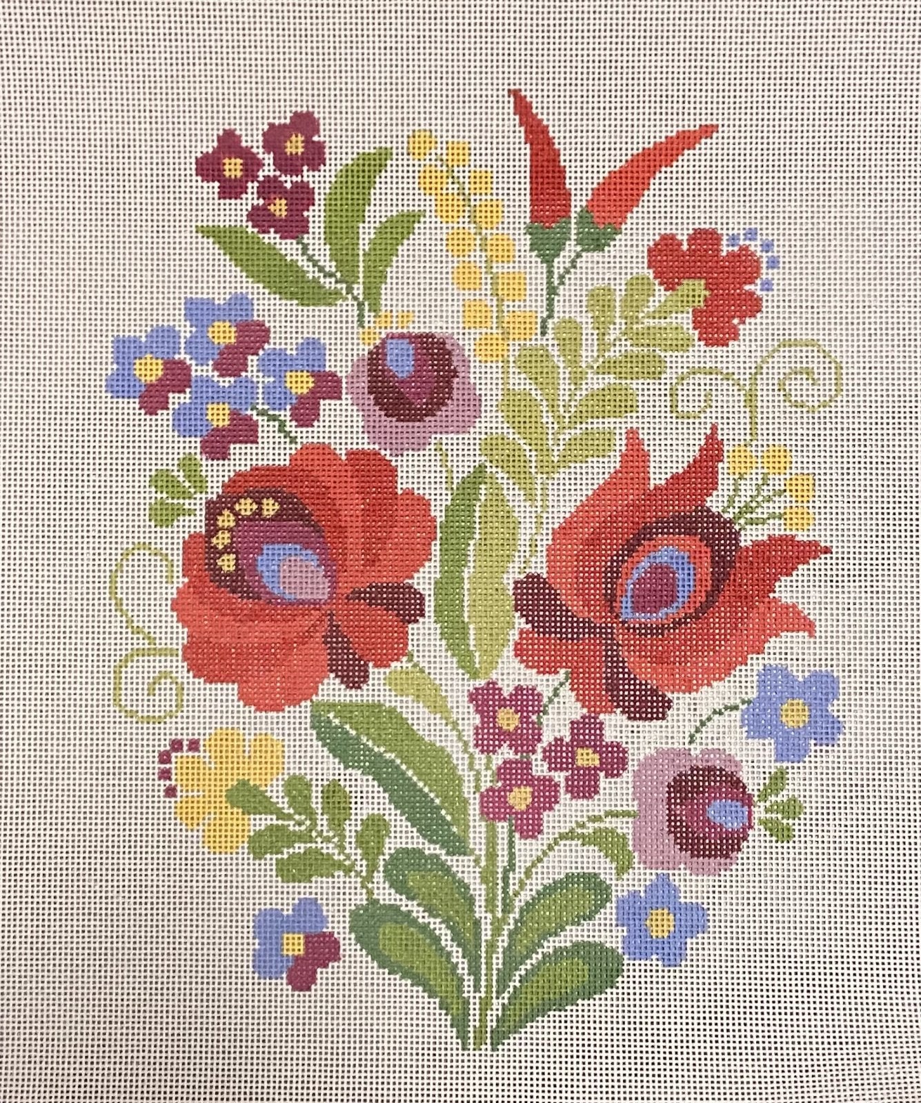 Hungarian Flowers and Peppers