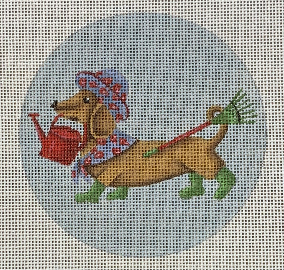 Dachshund Spring Ornament