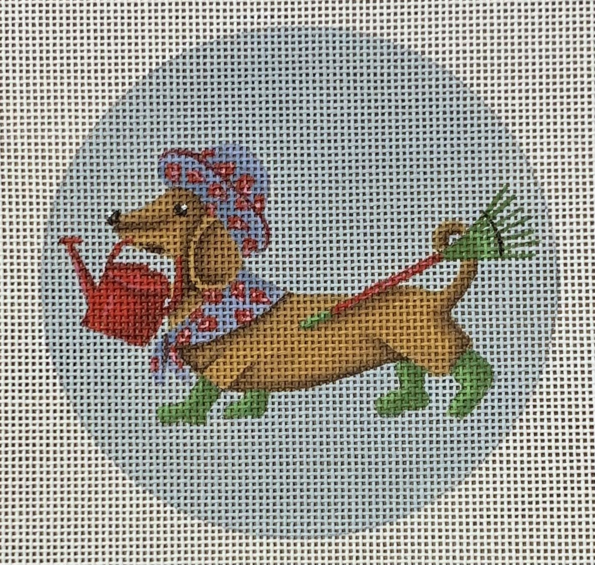 Dachshund Spring Ornament