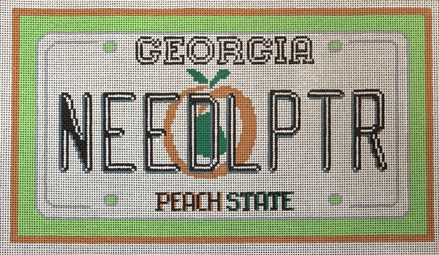 Large Georgia License Plate