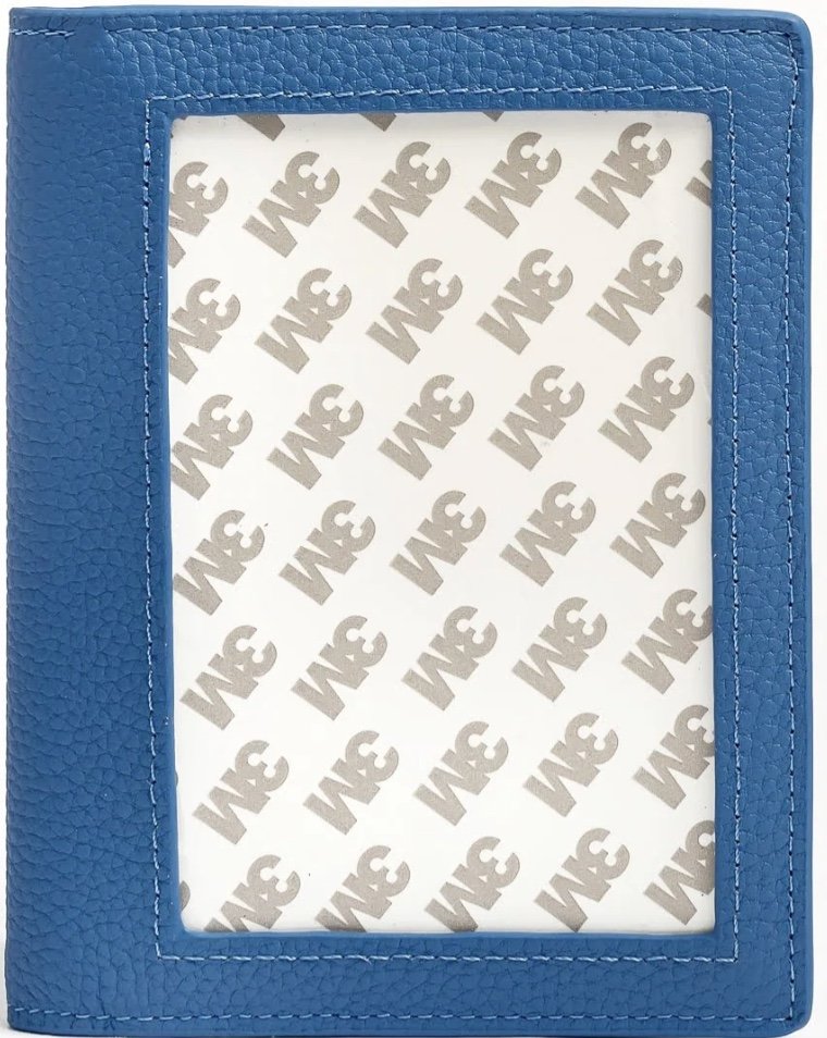 Passport Cover Cadet Blue Leather