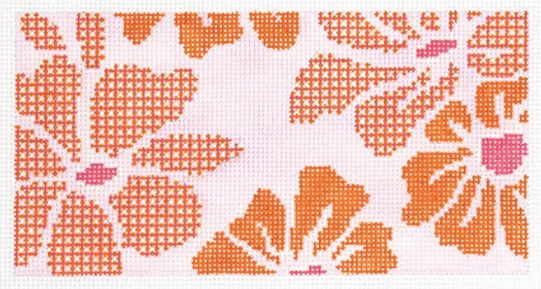 Gingham Blooms Clutch Insert (Sherbert)