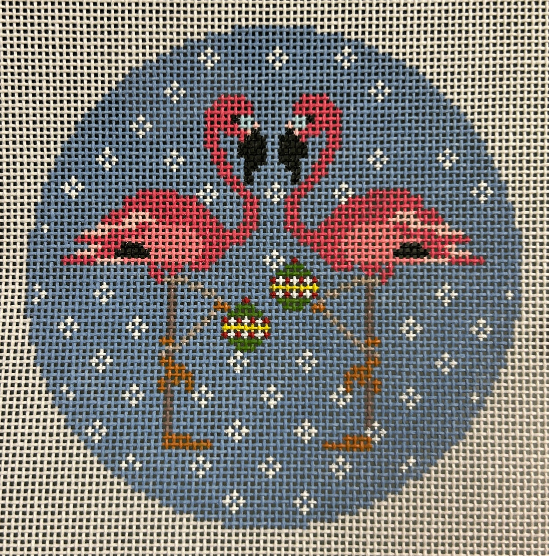 Two Flamingos