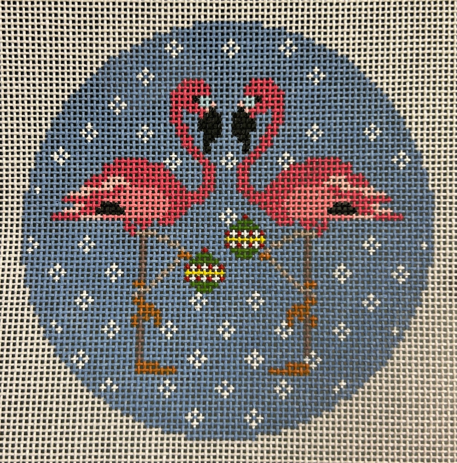 Two Flamingos