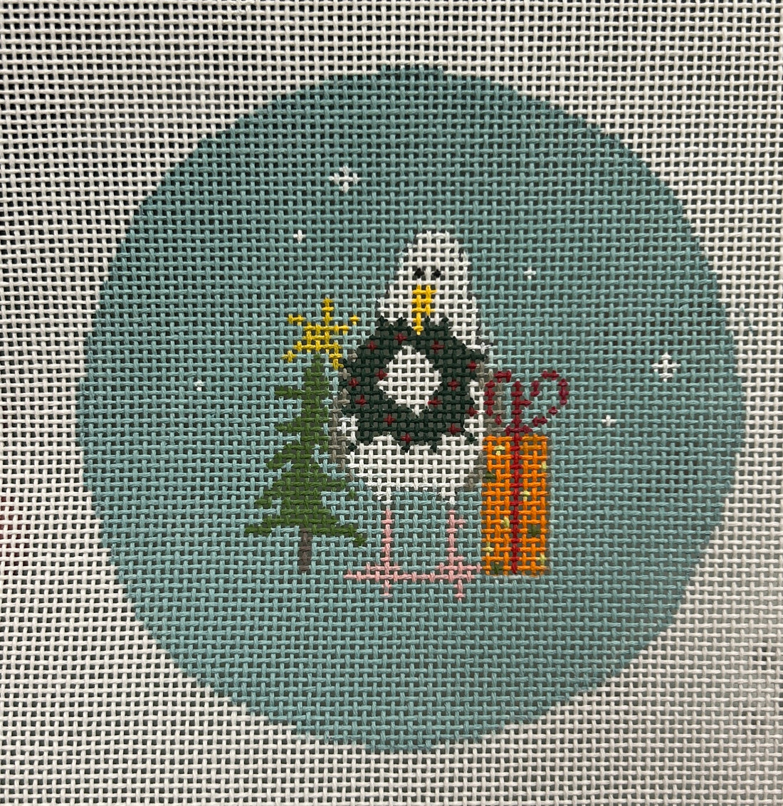 Seagull with Wreath