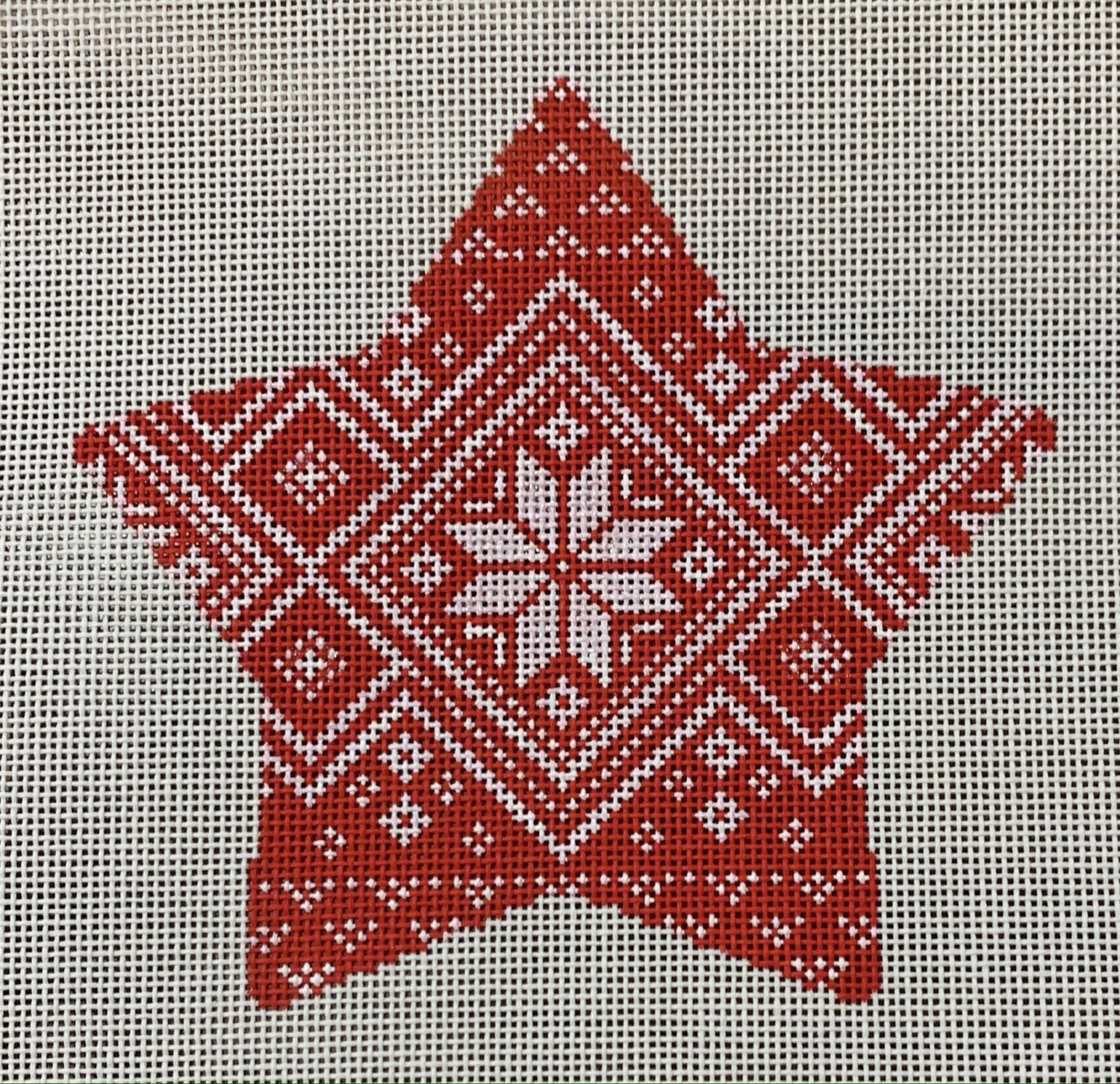 Nordic Pattern Christmas Star