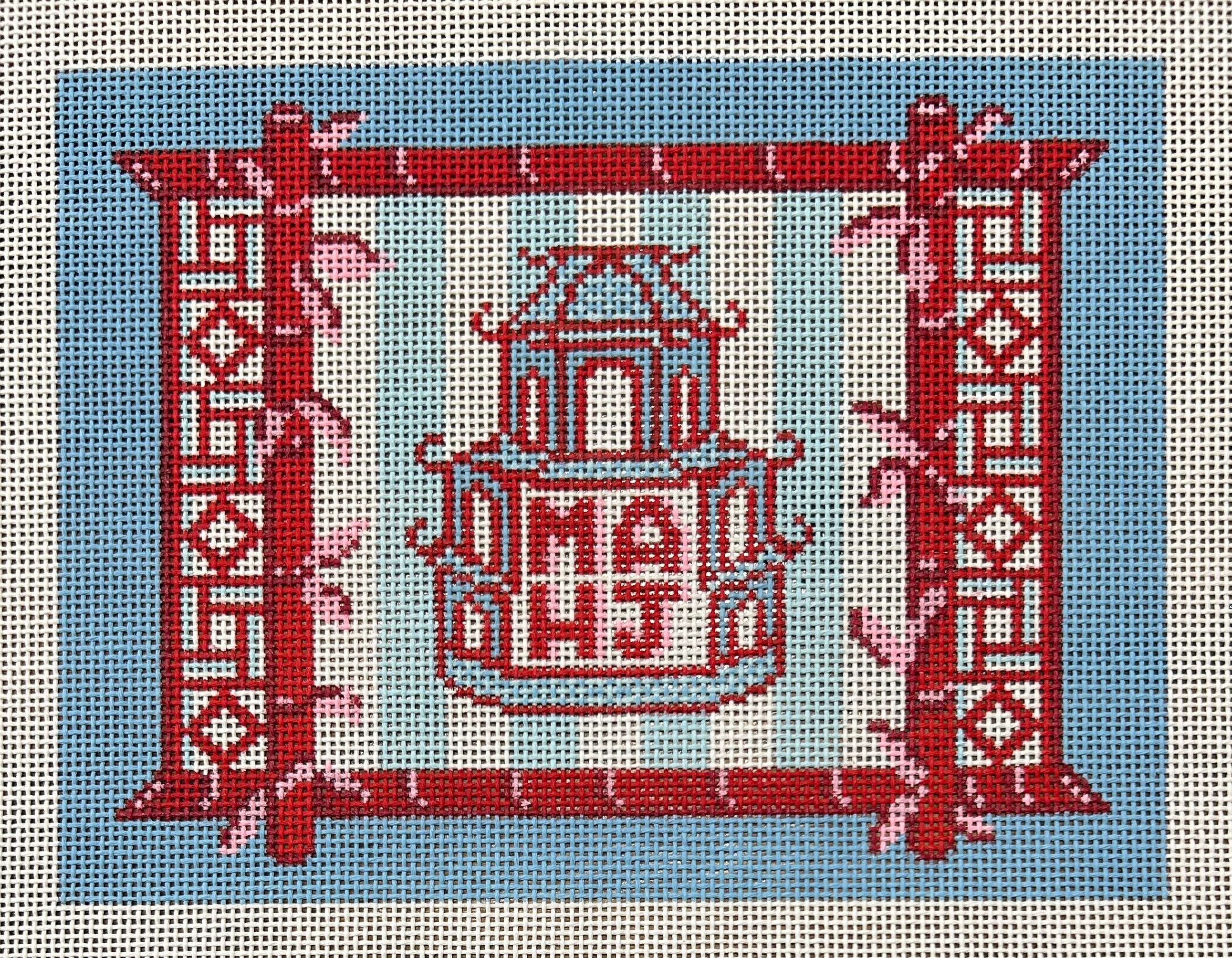 Mah Jongg Pagoda Tile Bag