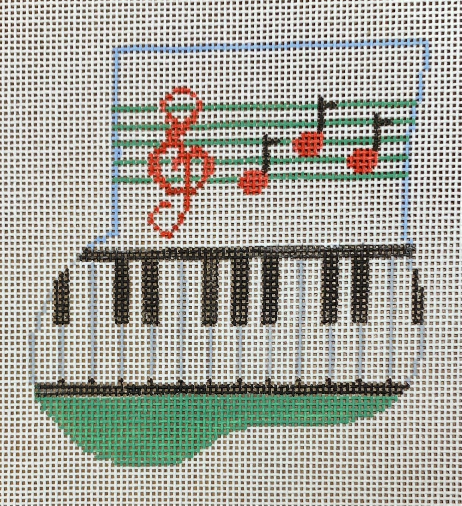 Piano Christmas Sock