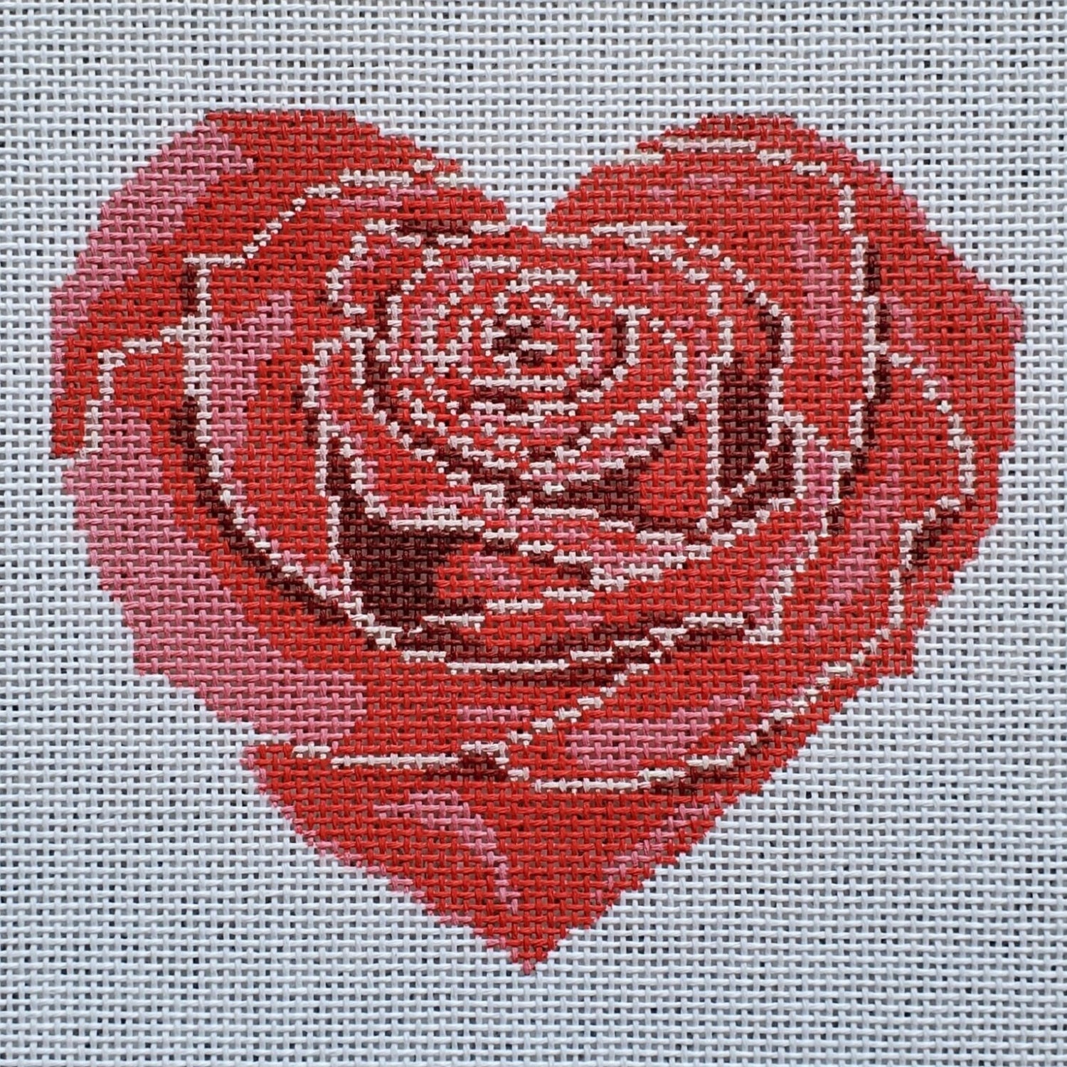 Rose Heart large-red