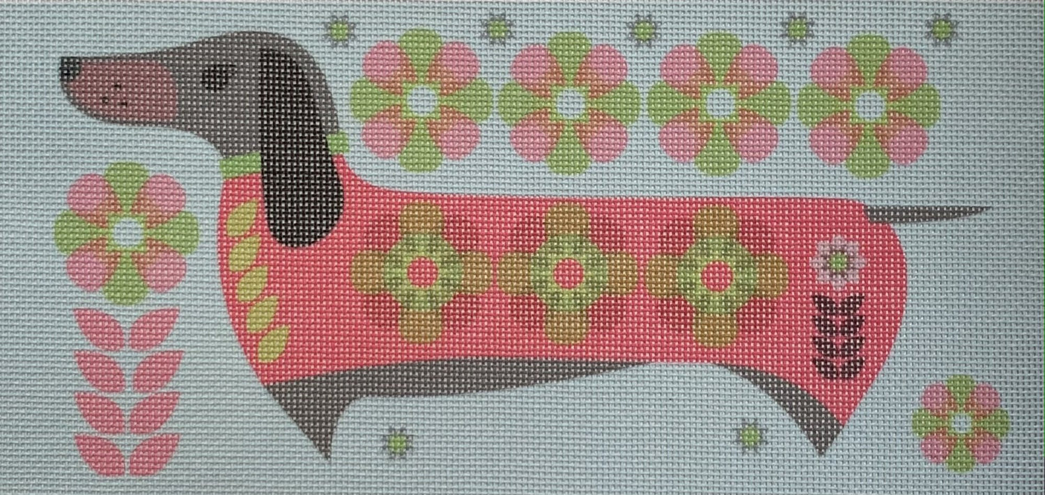Pink Dachshund