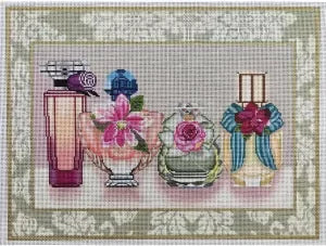 Pastel Perfume Bottles