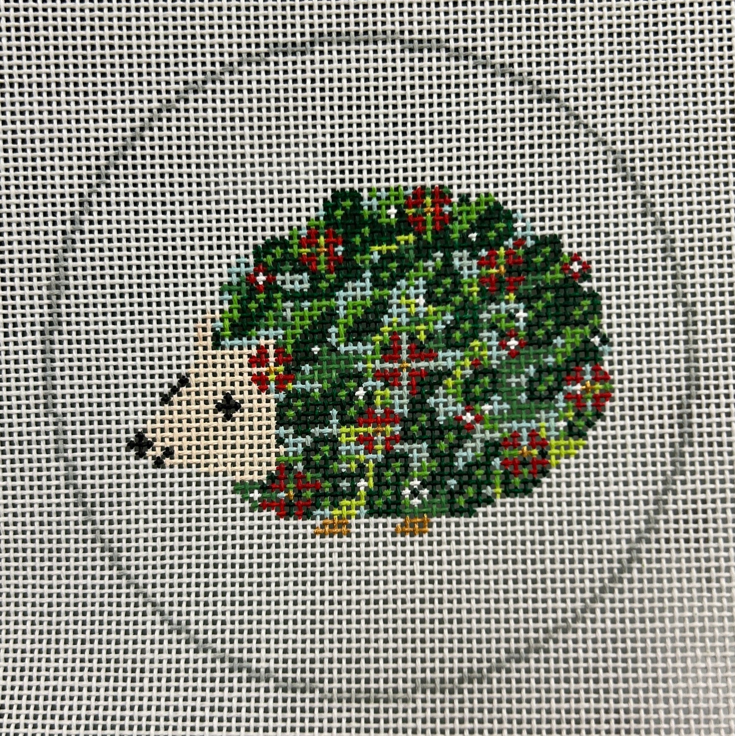 Hedgehog - red and green