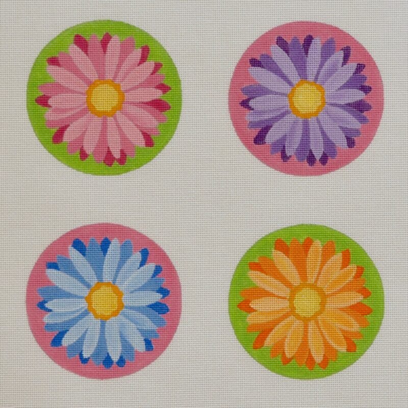 Crazy Daisy Coasters Round