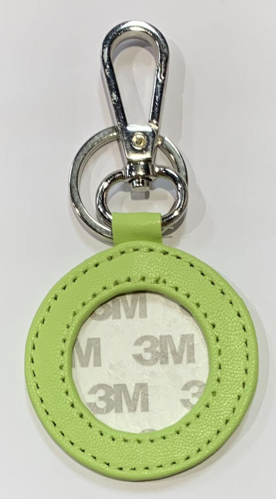 Leather Key Fob - Lime