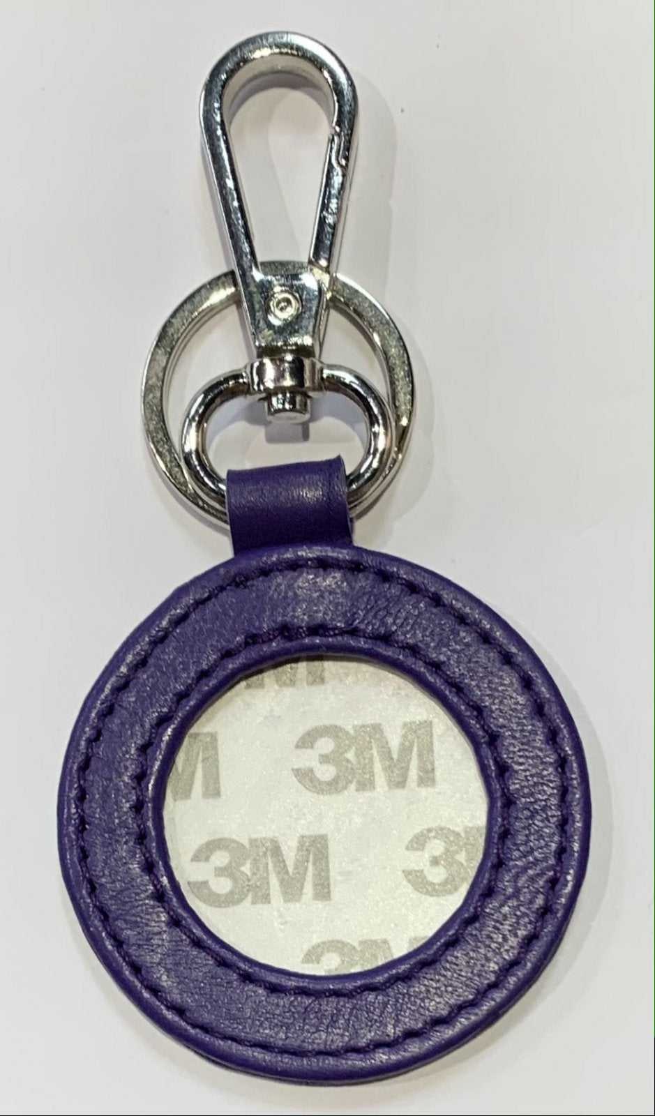 Leather Key Fob - Medium Purple