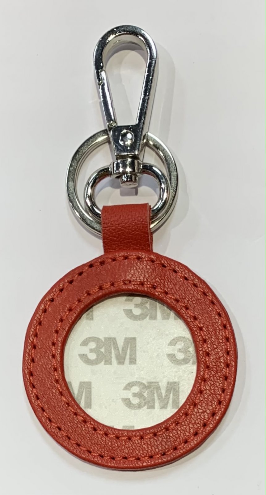 Leather Key Fob - Red