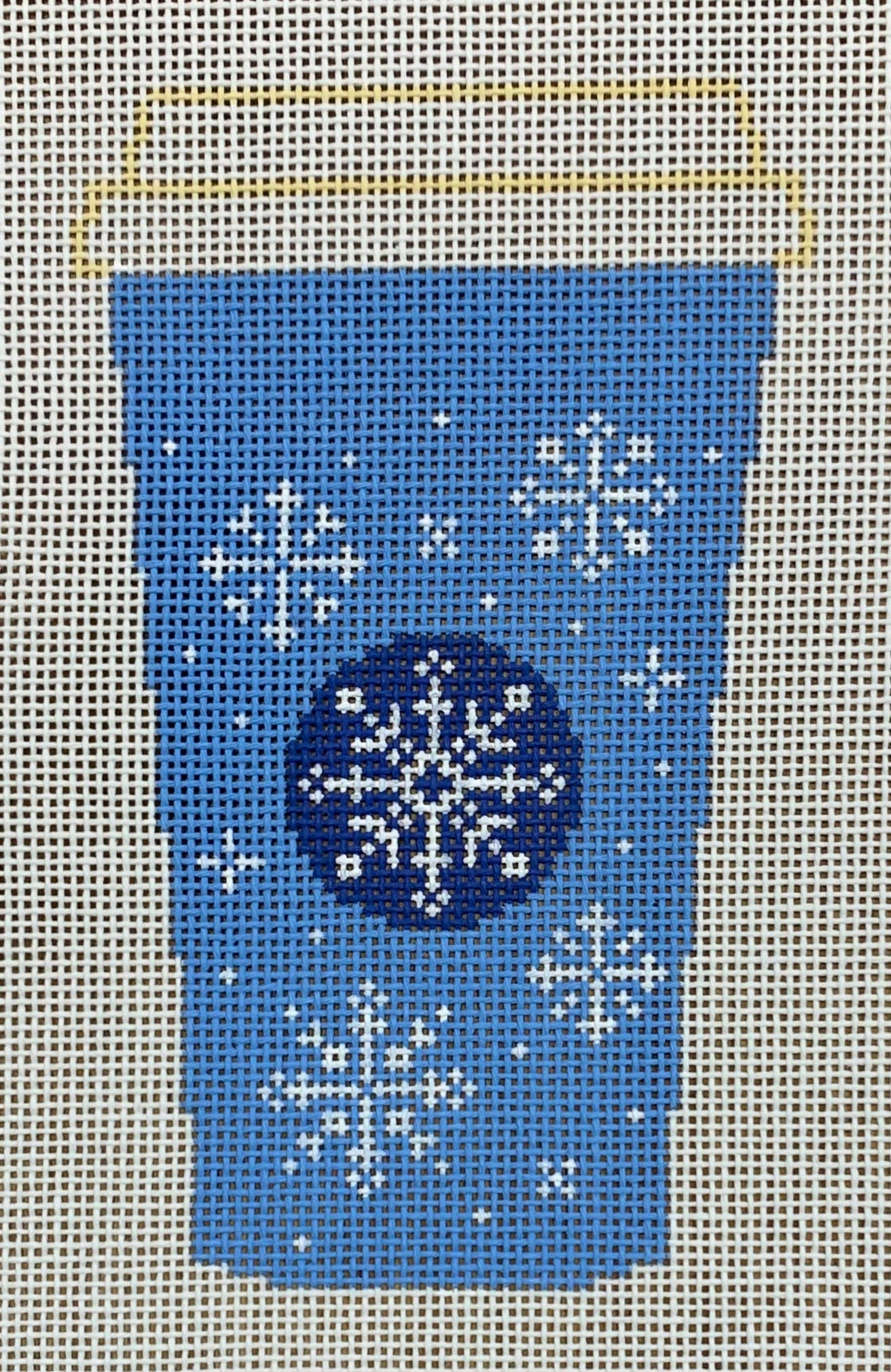 Blue Snowflake Cup