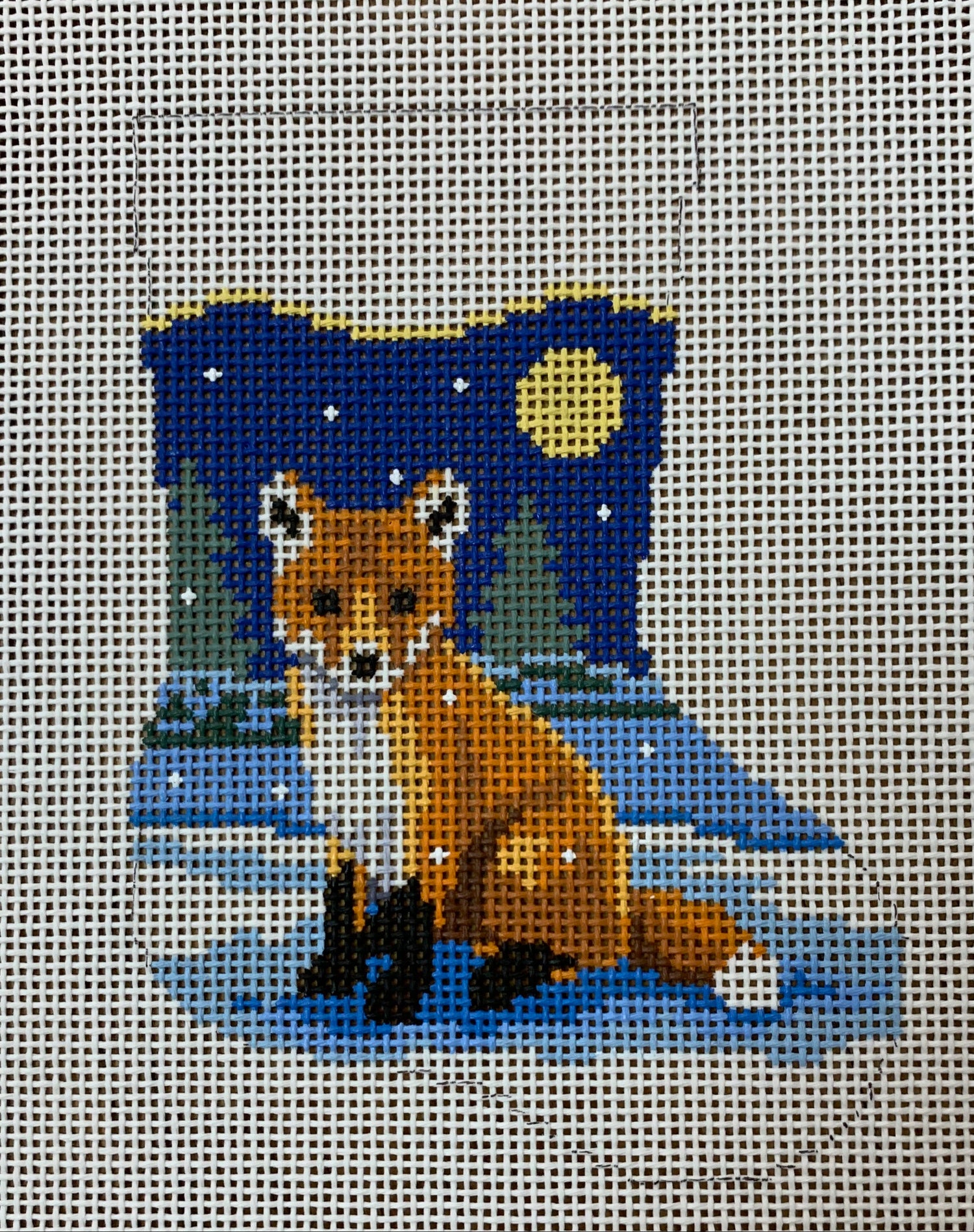 Baby Fox Mini Stocking
